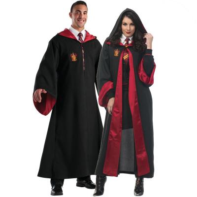 China Hot Selling Polyester Long Robe Adult Magical Cape School Uniform Hooded Halloween Costumes for sale