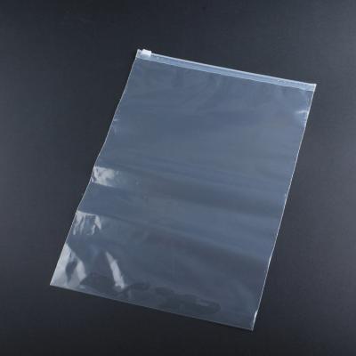 China Wholesale Disposable Plastic Transparent PE Zipper Zipper Pouch Durable Bag for sale