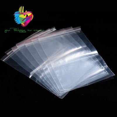 China Customized Printed LDPE Disposable Resealable Plastic Bag Ziplock for sale