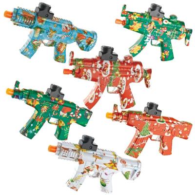 China Outdoor AK47 Freeze Spray Gun Christmas Graffiti Series Shooting Toy Gun Game Toy Guns New Electric Remote Shooting Soft Electric Soft Children's Toys New for sale