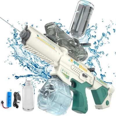 China Water Gun Summer Electric Continuous Automatic Water Gun Fill Electric Water Guns For Kids Adults Powerful Squirt Toy for sale