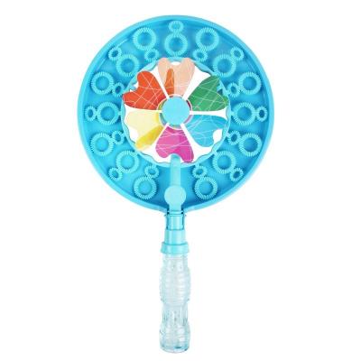 China Factory direct sales plastic 2023 summer smoke outdoor windmill porous bubble bar soap bubble machine kids bubble machine toys for sale