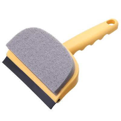 China Viable Wholesale Wiper Function 2-in-1 Cleaning Brush Handle Multifunctional Cleaning Brush for sale