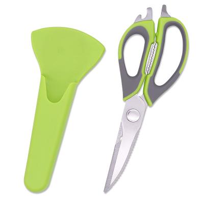 China Hot Selling Multi-Function Multi-Functional Morden Stainless Steel Kitchen Scissors Dismountable Kitchen Scissors With Sleeve for sale