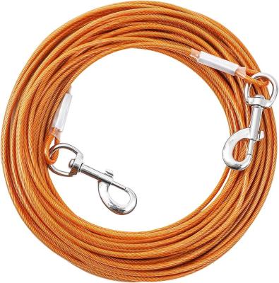 China Reflective Out of Cable Link for Dogs, 50FT/100FT Dog Leads for the Yard Chew Proof, Heavy Duty Dog Out of Cable Link for Dogs for sale