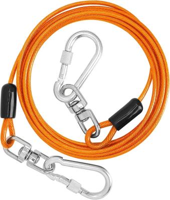 China Reflective Out of Cable Link for Dogs, 25FT/45FT Dog Leads for the Yard Chew Proof, Heavy Duty Dog Out of Cable Link for Dogs for sale