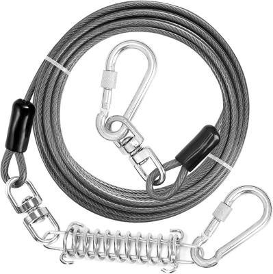 China Reflective Out of Cable Link for Dogs, 10FT/30FT Dog Leads for the Yard Chew Proof, Heavy Duty Dog Out of Cable Link for Dogs for sale