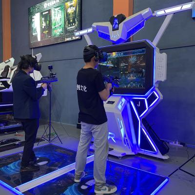 China 2021 Interative GAMA newcomer vr gun shooting zombie game machine equipment for multi-players for shopping mall game center amusement park for sale