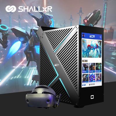 China Portable VR Machine ShallxR Theme Park Shooting Arcade Game Vr Cinema Simulator 9D Vr Starship Equipment for sale