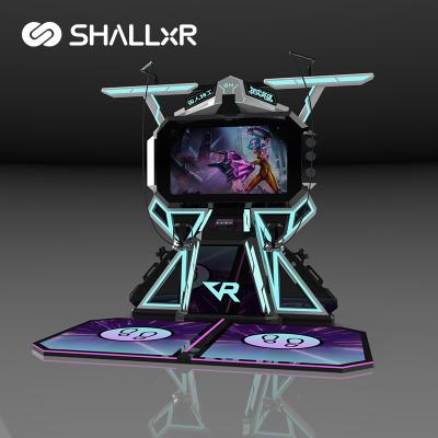 China ShallxR VR Machine Earn Money Vr Simulator Games Machine Standing 9D Vr Platform Shooting Game Simulator With Vr Glasses for sale