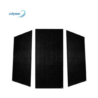 China China manufacturer high efficiency solar panel 385W home use all black mono crystalline photovoltaic price solar panel for sale