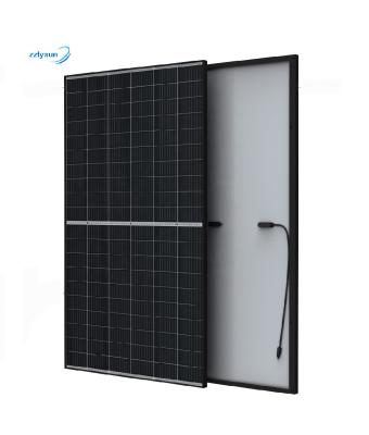 China Competitive price high efficiency all black solar panel system 385W 400W mono crystalline photovoltaic 385w black solar panel for sale