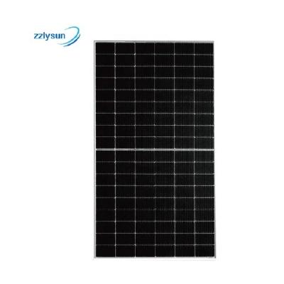 China Best selling half cell overlap photovoltaic panel system 400W 410W solar panel full black monocrystalline solar panels for sale