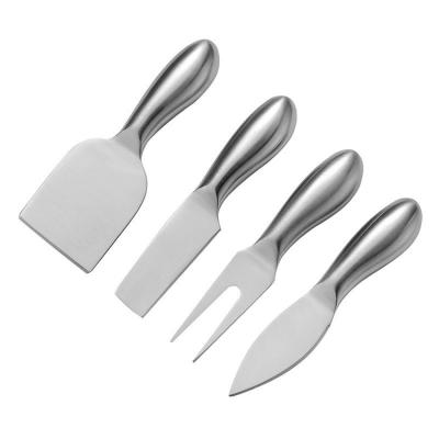 China Unique Viable 4pcs Cheese Knife Tool Kit Stainless Steel Cheese Knife Set For Cheese Pizza for sale