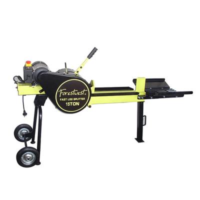 China 110V/60Hz 2HP Motor Log Splitter 110V/60Hz 2HP Electric Kinetic Fast Log Firewood Splitter Forestry 15T Wood Splitter Machine for sale