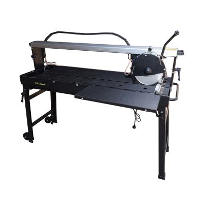 China Building Material Stores Building Material Stores 1000mm Tile Cutter Wet Rail Tile Saw Working Stone Tile Cutting Sawing Machinery With Double Work Table BM682 for sale