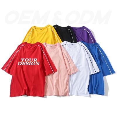 China Brand Loose White Drop Shoulder Cotton T-shirt Quality Anti-wrinkle New Design Men's Oversized T-shirt for sale