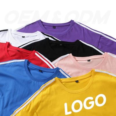 China Custom Logo Anti-Wrinkle Drop Shoulder Design Mens T-shirt Men's Oversize White T-shirts 100% Cotton T-shirt for sale