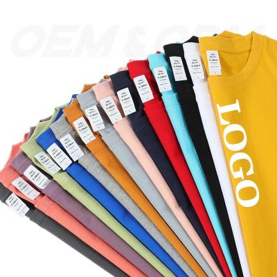 China Anti-wrinkle Manufacturer Designer Custom Logo Pattern Printing Plain Plus Size 100% Cotton Crew Neck Men T-shirt for sale