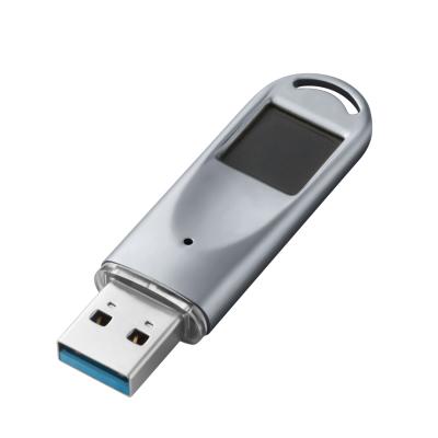 China Zinc Metal Business USB Stick U Disk Confidential File Date Storage Fingerprinting USB Flash Drives for sale