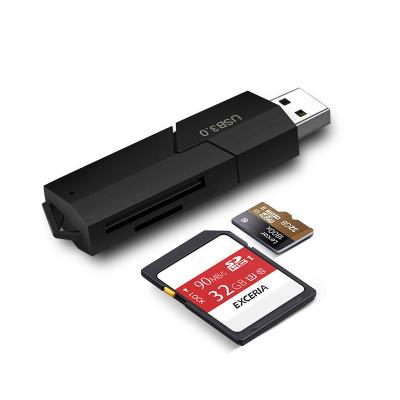 China Wholesale Portable USB 3.0 Memory Card Reader For SD/SDXC, SD TF Card Reader for sale