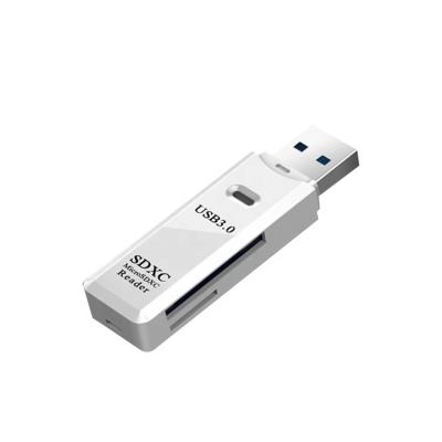 China Factory direct sale usb3.0 sd/tf plastic memory card reader for PC for sale