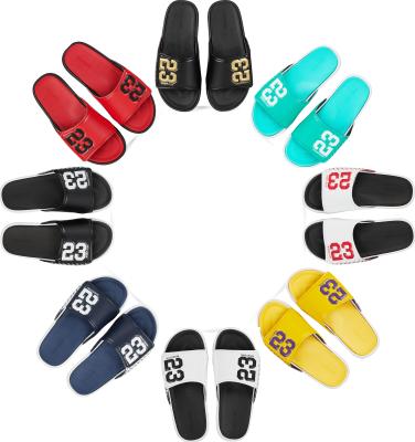 China Fashion Trend Boutique Outdoor Casual Summer Men's Breathable Slippers Slippers Logo Slippers Chappal For Men Custom Made for sale