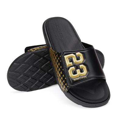 China China Factory Price Custom Fashion Trend Stock Lot Slides Casual Mens Sandals Mens Slippers Slip-Resistant Sandals for sale