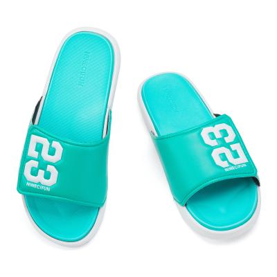 China Casual Fashion Trend Stock Slippers New Arrivals Number Printed Summer Breathable Slipper Sandals Slip On Men Where Slippers Slip for sale