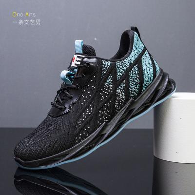 China Wholesale New Breathable Sports Shoes Men Fashion Sneakers Breathable Non-slip Casual Running Shoes Light for sale