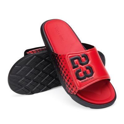 China Fashion Trend Designer Slides Men Famous Brands Flexible Summe Comfort Slipper Men's Outsole Fashion Sandals Men for sale