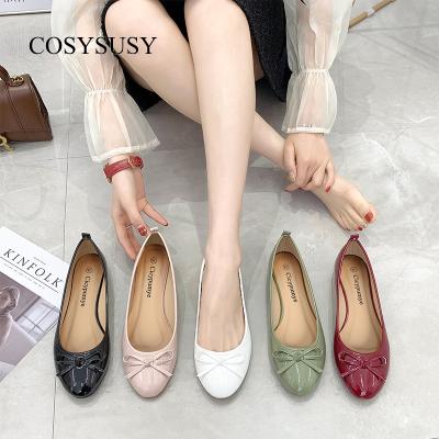 China Flat 2021 high quality genuine leather women's flats loafers fur shoes new women's casual shoes for women for sale