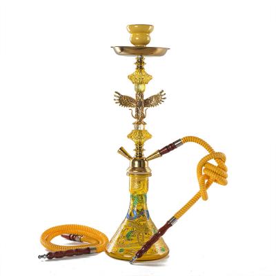 China Good Cheap Double TubeHookah Hookah Disposable Hookah Smoking Hookah Small Shisha Box Hookah Set Glass for sale