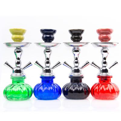 China Hot Sale Factory Good Quality Maya Hookah Set Double Hose Hookah Accessories Stainless Steel Aluminum Smoking Squash Small for sale