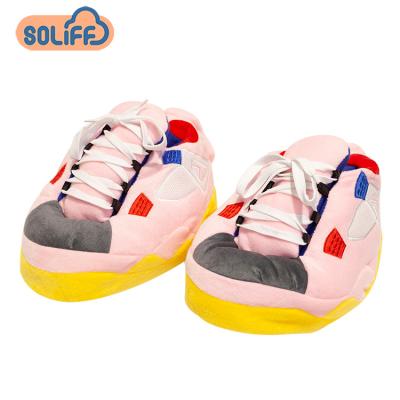 China Fashion Trend Plush Winter Sneaker Warm Slippers Comfortable Yeezy Indoor Aj Slippers for sale