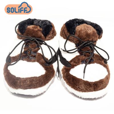 China Popular Drop Yeezy Plush Sneaker Men's Indoor Slippers Indoor Drop Shipping Yeezy Slippers Sneaker Slipper for sale