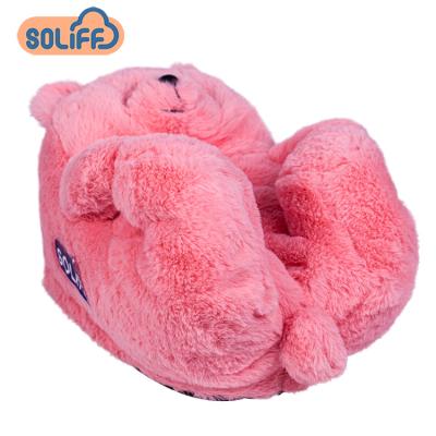 China Wholesale Hot Indoor Soft Anti-slip Teddy Bear Fluffy Slippers Fashion Trend Teddy Bear Custom Logo Bedroom Slipper Slippers for sale