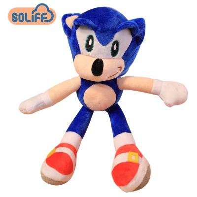 China Stuffed Plush Toy and Soft Stuffed Animal Sonicator Cartoon Character Doll Stuffed Super Plush Sonic Toy for Kids Baby Sonic Plush Dolls for sale