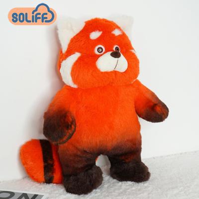 China Plush Toy Rotating Red Panda Plush Toy Bear Cartoon Doll Anime Children Gift Toy for sale