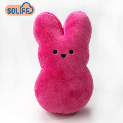 China Hot Selling Customized Plush Toy Peeps Easter Small Bunny Stuffed Toy Plush Bunny for sale