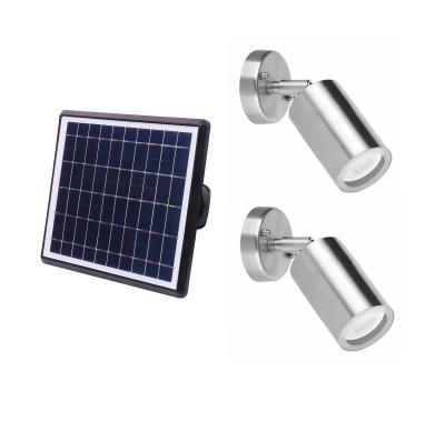 China Modern Exterior Solar Wall Lights Stainless Steel 200 Lumens for sale