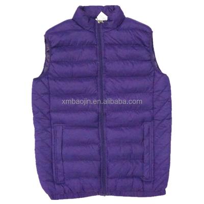 China Reversible Mens Padded Vest Padded Vest For Man Winter Wear for sale