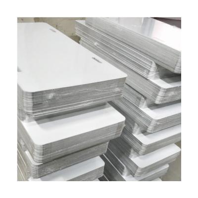 China Wholesale Sublimation Aluminum Hardware Plates Automotive Blanks Metal Aluminum Plate 12