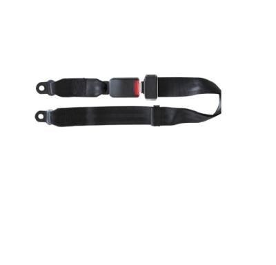 China High Quality Polyester 2 Point Forklift Seat Safety Non-Retractable Seat Belt for sale