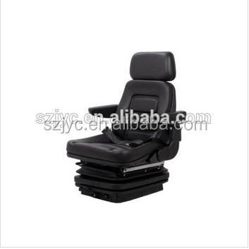 China Wholesale PU Machinery Suspension Vehicle Driver Seat Loader Seat With Armrest YHF-02 for sale