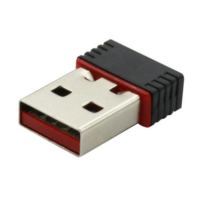 China Desktop CE/FCC Certified 150mbps Mini Usb Wifi Adapter With RT 5370 Chipset Works For Laptop, Used Computer Rasberry Pi for sale