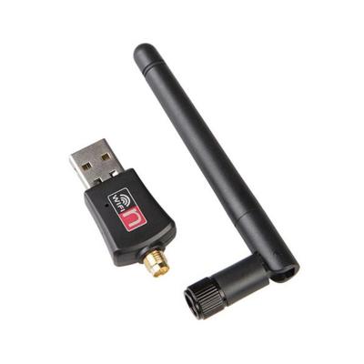 China New design 300Mbps desktop wifi usb adapt 300m with external antenna for laptop iptv box for sale