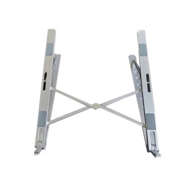 China Aluminum Foldable Laptop Stand (Height) Riser Adjustable Vertical Computer Stand for sale