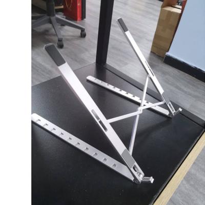 China 2020 Adjustable Support Metal Desktop Computer Monitor Base Aluminum Air Rack Riser Laptop Stand for sale