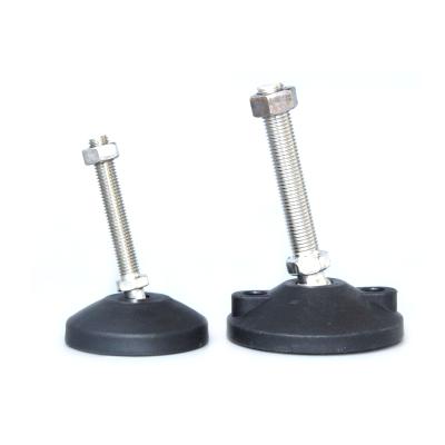 China Stainless Steel Nylon Hinged Adjustable M16 Feet Pad Heavy Duty Metal Foot Screw High Quality Adjustable Anchor Bolt for sale